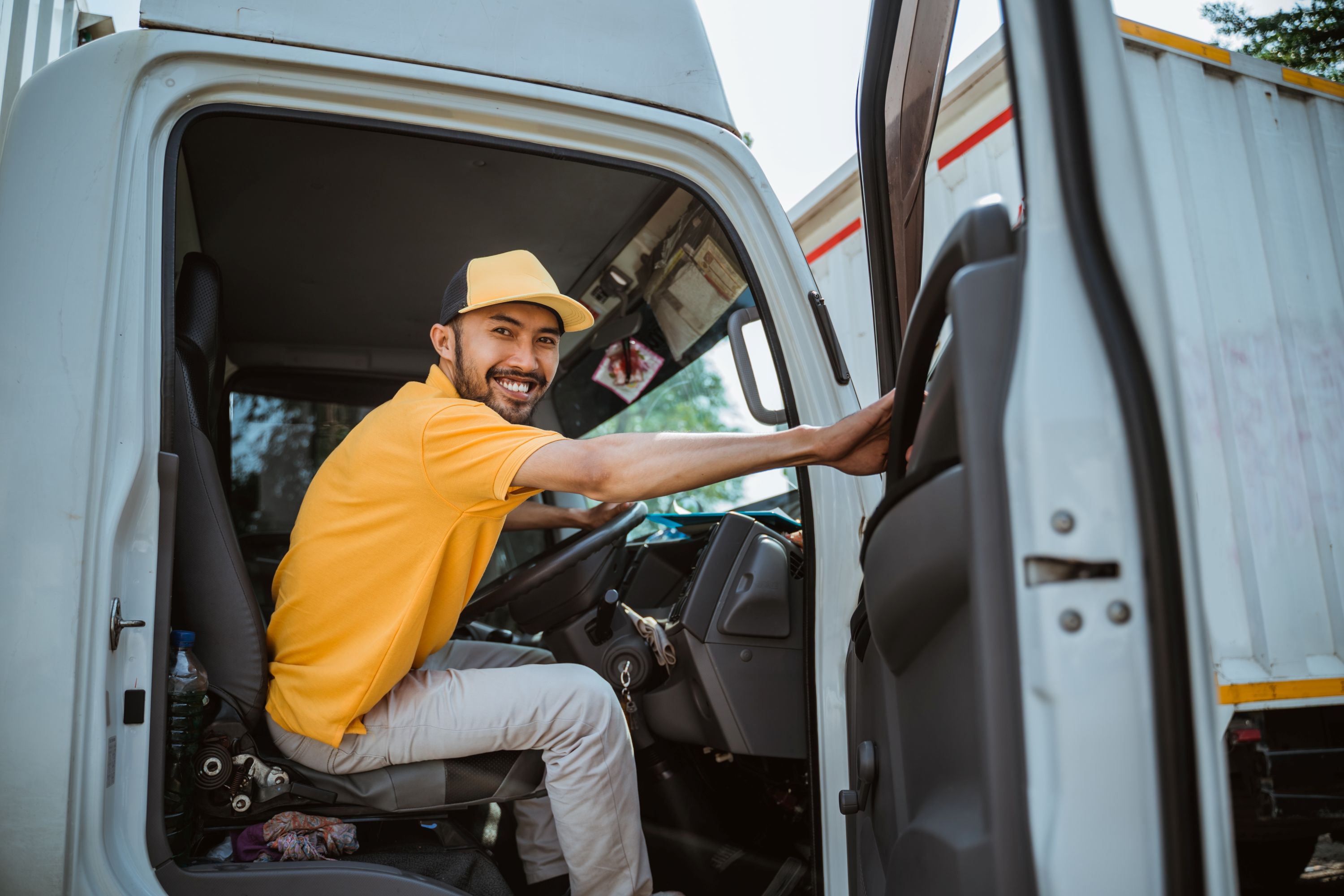 Yellow Driver Shutterstock 2252948559